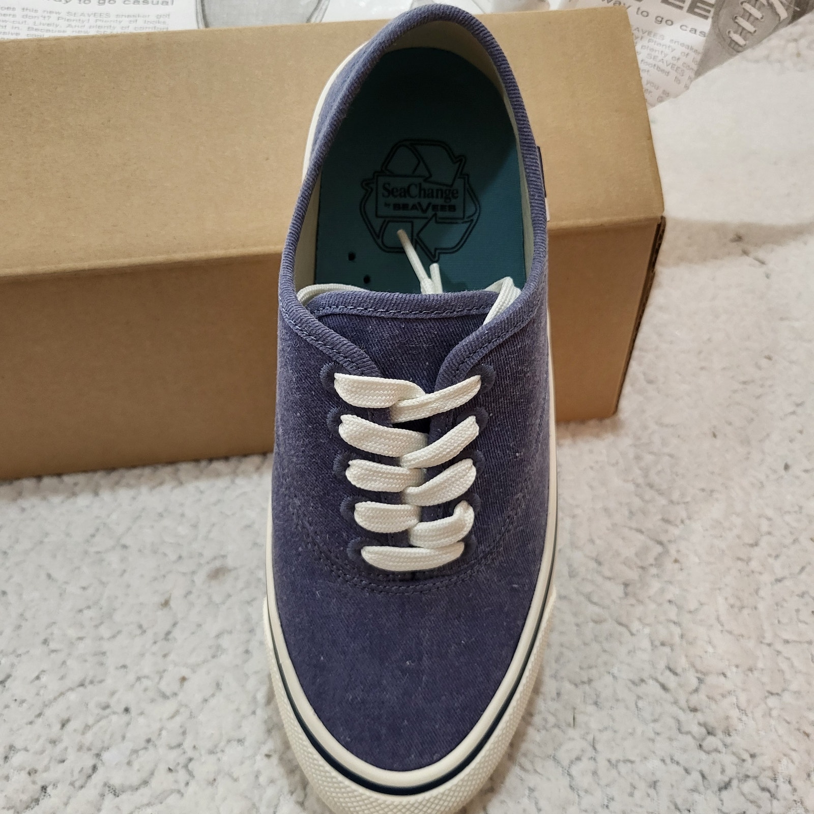 New Seavees Women's Sea Change Cvo Sneakers Blue Indigo Size 6 — image 3 of 8